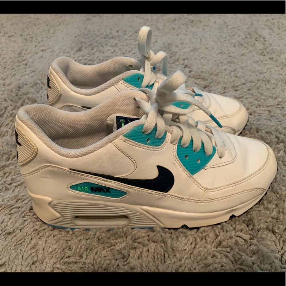 NIKE AIR MAX 90 (GS) 307793-125 WHITE SZ 4.5 YOUTH